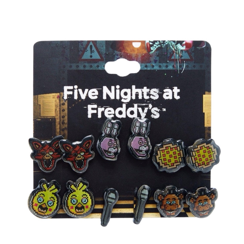 NEW Five Nights At Freddy's Characters Earrings Set